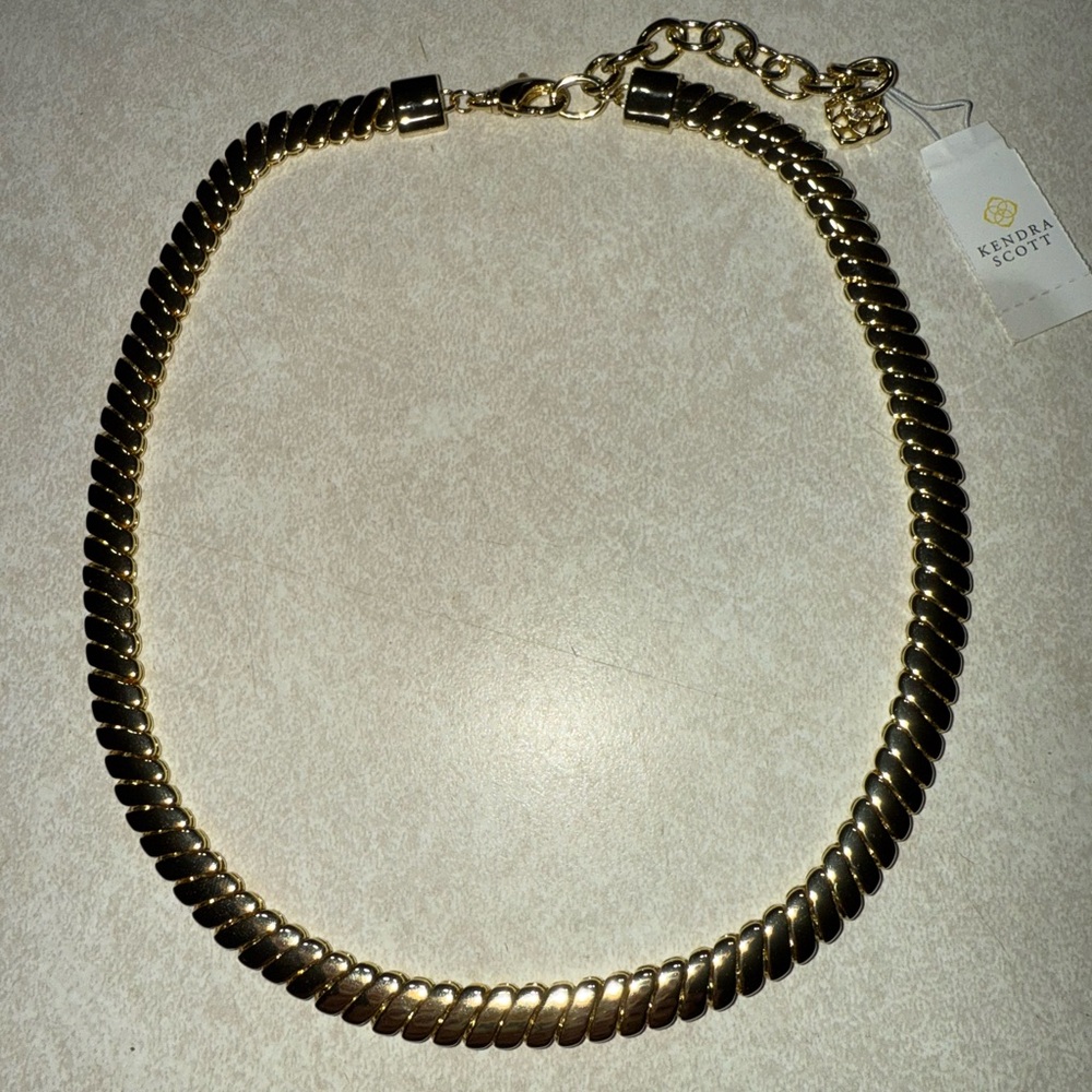 Kendra Scott Gold Box Chain Necklace with Adjustable Clasp❤️❤️